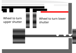 The side profile, with the crown in