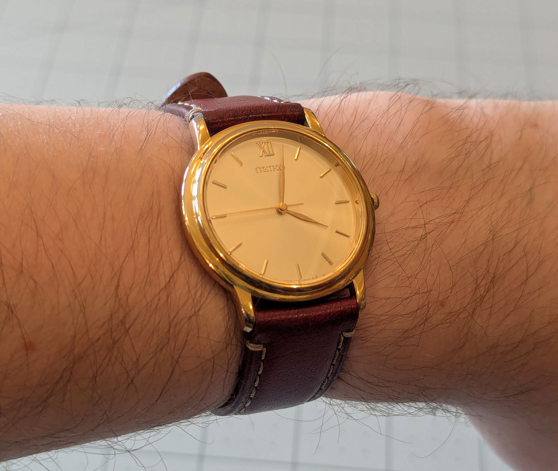 The 5S21 on wrist