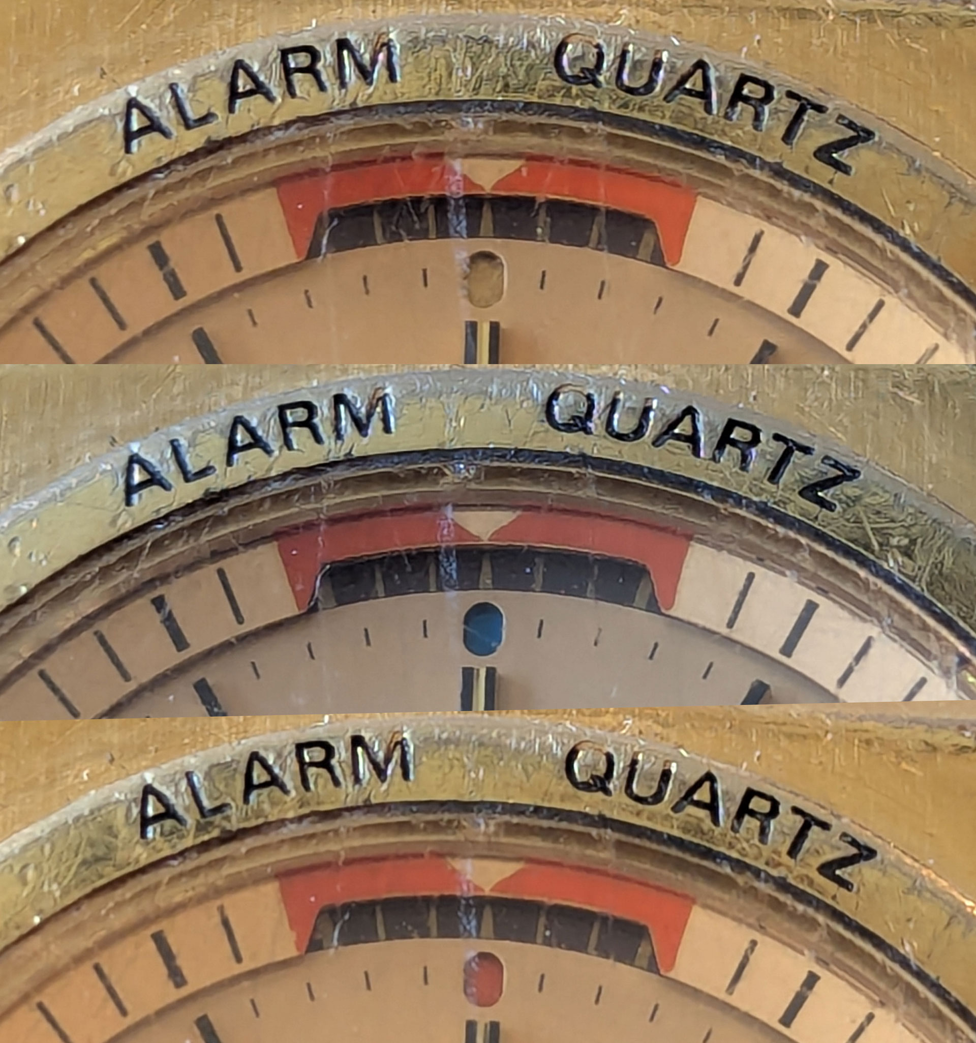 The Alarm Quartz' unique indicator system