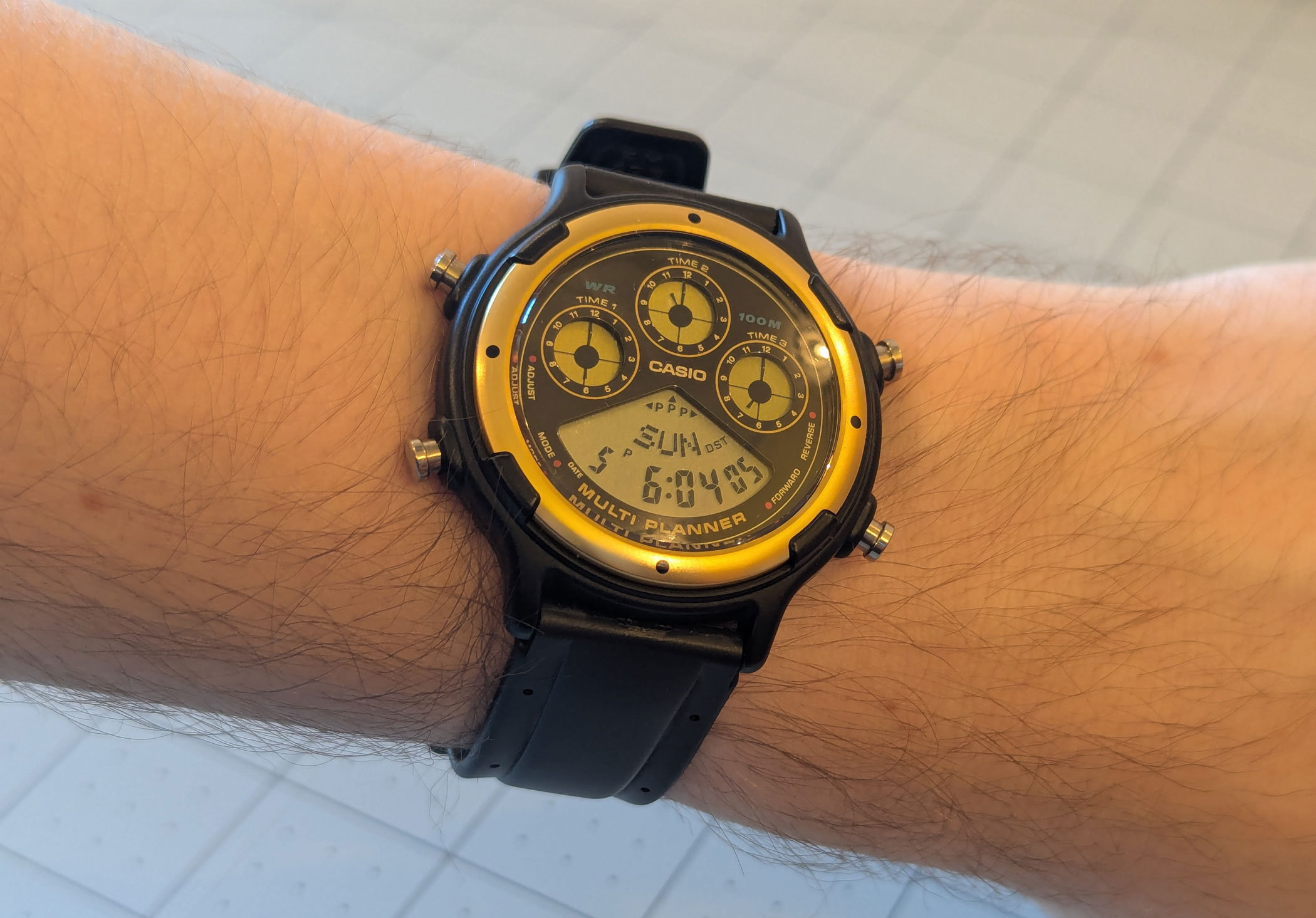 The BGP-20 on wrist