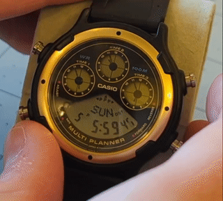 The BGP-20 flashes through its timezones