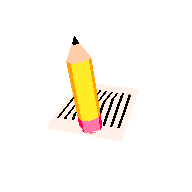 a pencil icon, for the categories section
